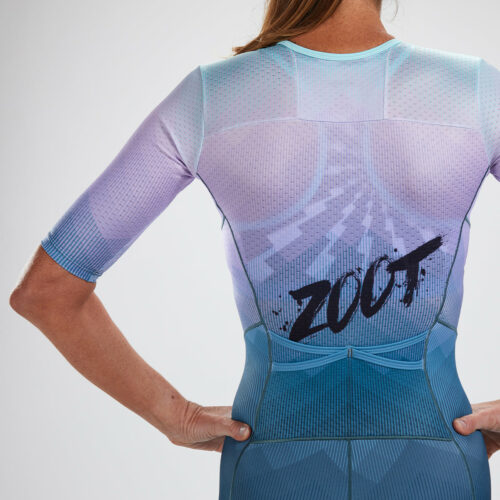 Bộ quần áo trisuit nữ ZOOT Women Tri FZ Racesuit – Kona Ice - YCB -  Tri Suit 2