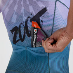 Bộ quần áo trisuit nữ ZOOT Women Tri FZ Racesuit - Kona Ice