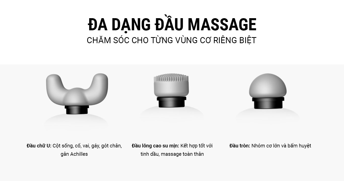 may massage cam tay da nang kica pro 26 Máy massage cơ đa năng KiCA Pro - Grey - YCB.vn
