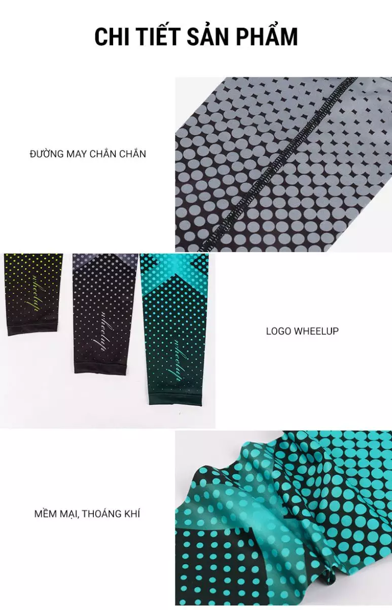 ong tay the thao chong nang wheel up 2bright as07 14 Ống tay thể thao Wheel Up X Sleeves (AS07) - YCB.vn