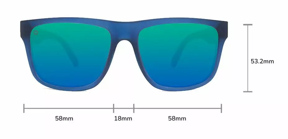 KNOCKAROUND RUBBERIZED NAVY MINT TORREY PINES SPORT Kính mát thể thao Knockaround Torrey Pines Sport | Victory Lap - YCB.vn