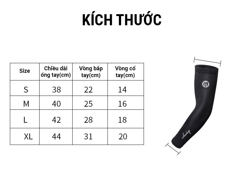 ong tay the thao wheel up arm sleeve lite 10 Ống tay thể thao Wheel Up Arm Sleeve Lite - YCB.vn