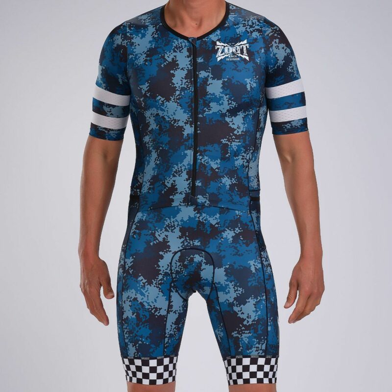 Bộ quần áo trisuit nam Zoot Mens LTD Triathlon Aero Full Zip Racesuit - Race Division
