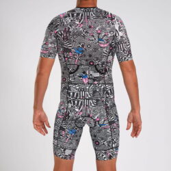 Bộ quần áo trisuit nam Zoot Mens LTD Triathlon Aero Full Zip Racesuit - American Rebel