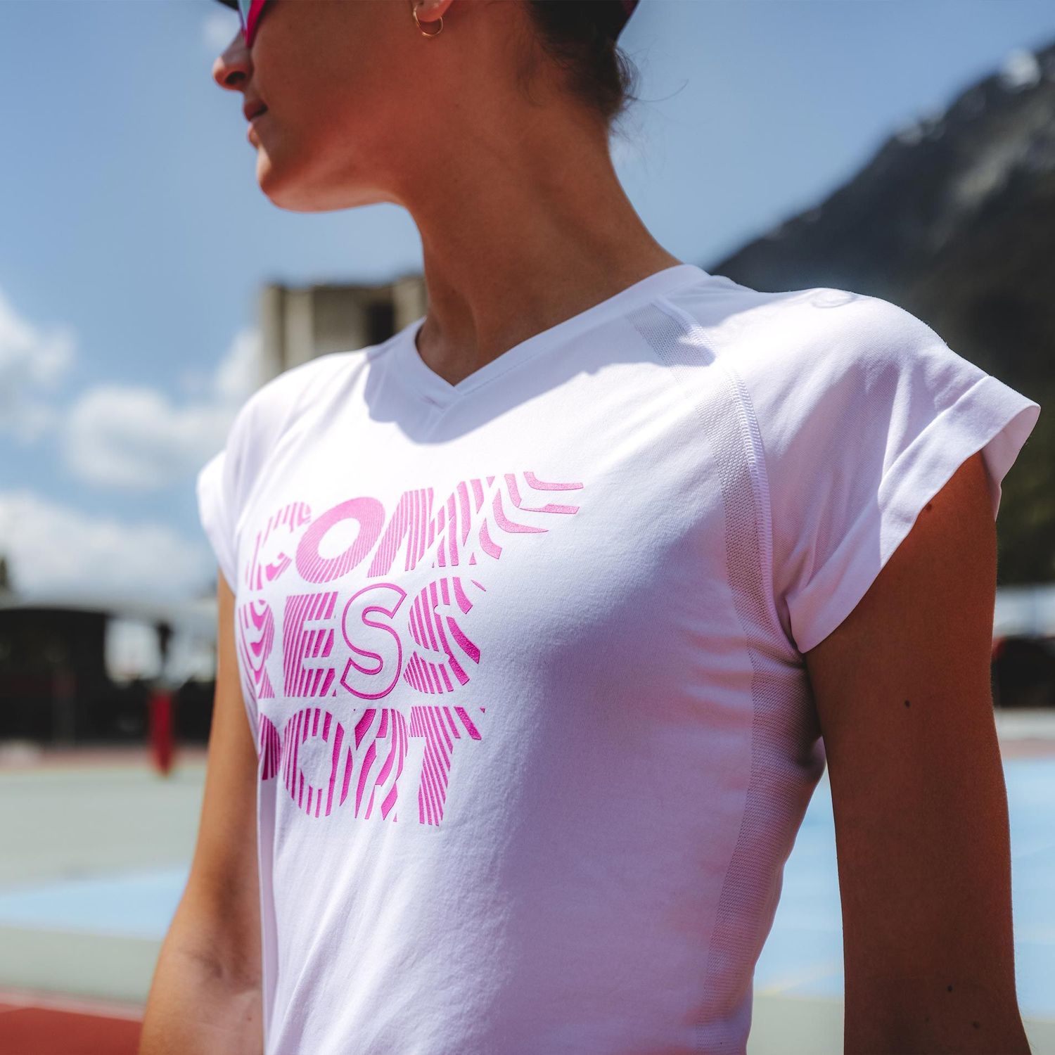 ao thun chay bo nu compressport ladies edition 5 Áo chạy bộ nữ Compressport Training T-Shirt - Ladies Edition - YCB.vn