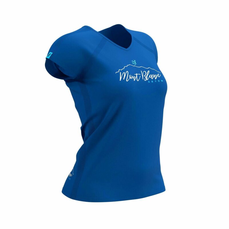 Áo chạy bộ nữ Compressport Training T-Shirt - Mont Blanc 2022