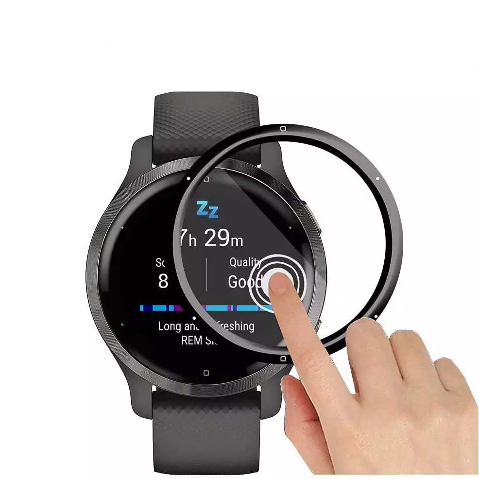 mieng dan man hinh tpu garmin venu 2 2s plus 4 Miếng Dán Màn Hình Chống Trầy Garmin Venu 2S / 2 / 2 Plus (combo 2 miếng) - YCB.vn