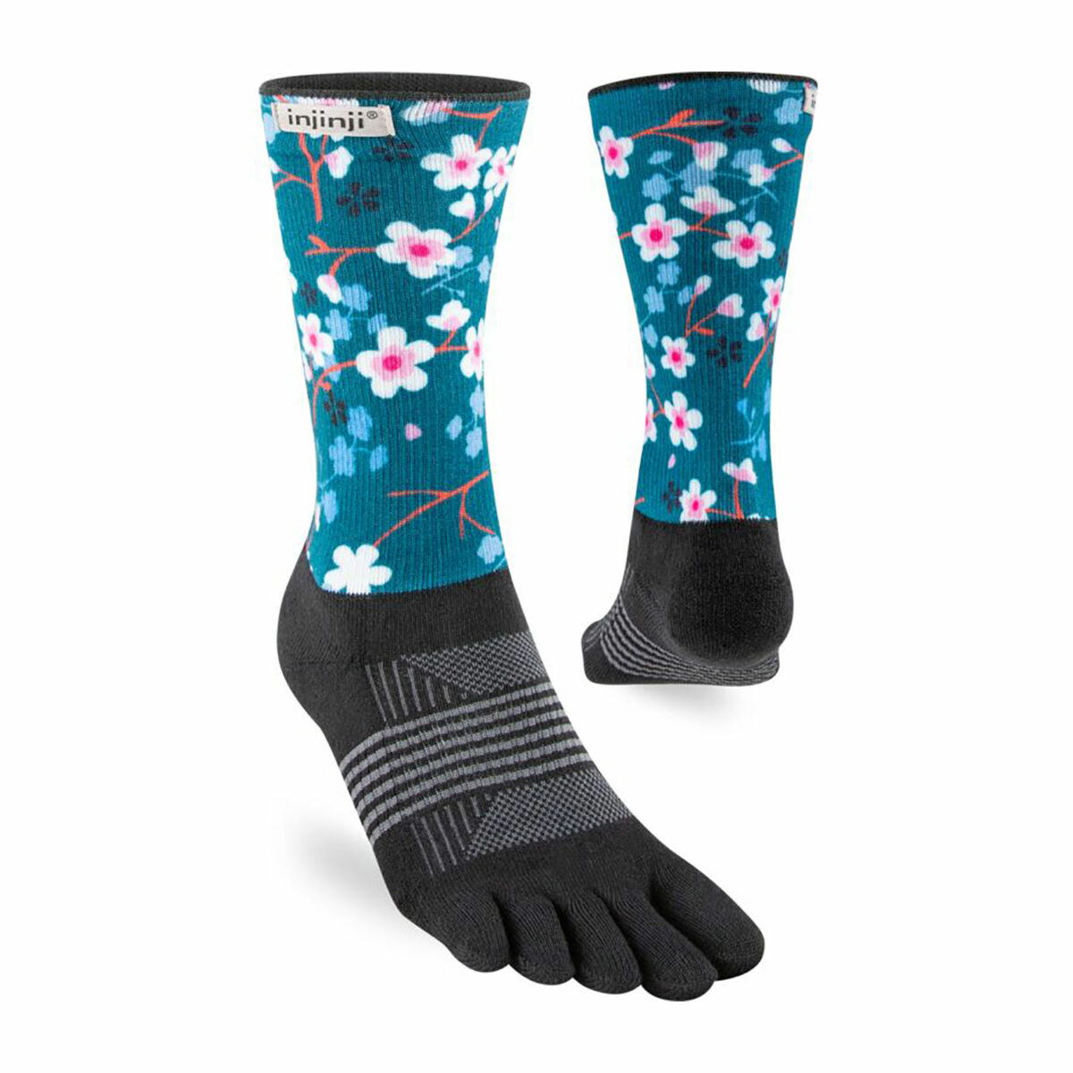 Injinji Women's Trail MiDWEIGHT CREW SPECTRUM-THE COURTNEY