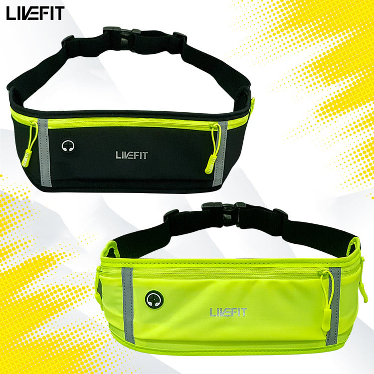 tui deo hong running belt WB09 8 Túi đeo hông chạy bộ LiveFit cao cấp Running Belt WB09 - YCB.vn