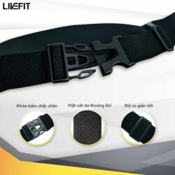 Túi Đeo Hông Chạy Bộ LiveFit Cao Cấp - Running Belt - WB32