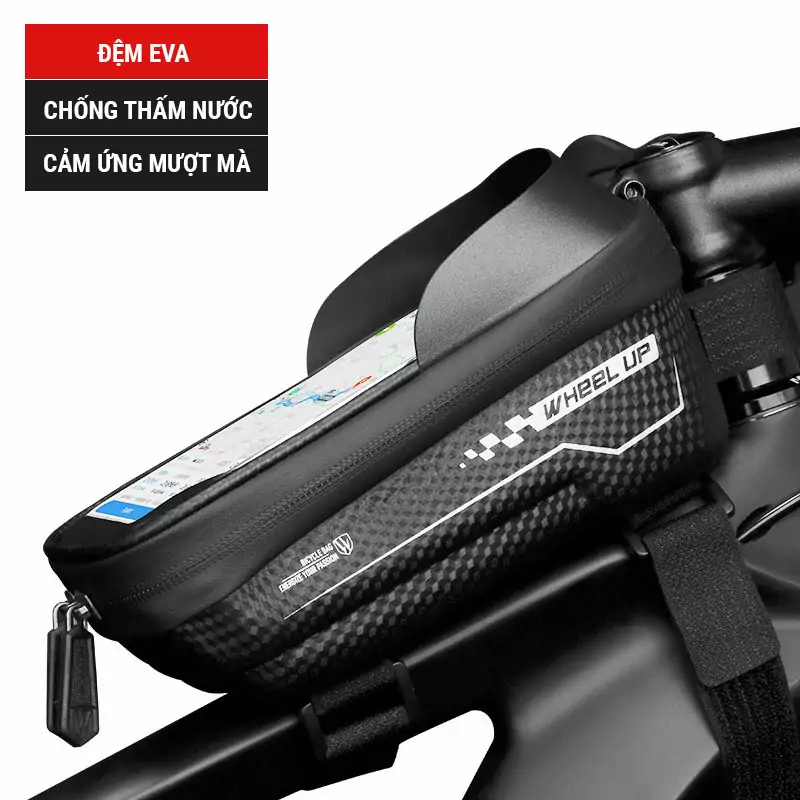 túi điện thoại ghi đông xe đạp wheel up hbb-03s 1 tui dien thoai ghi dong xe dap wheel up hbb03s 1 Túi điện thoại ghi đông xe đạp Wheel Up HBB-03s - YCB.vn
