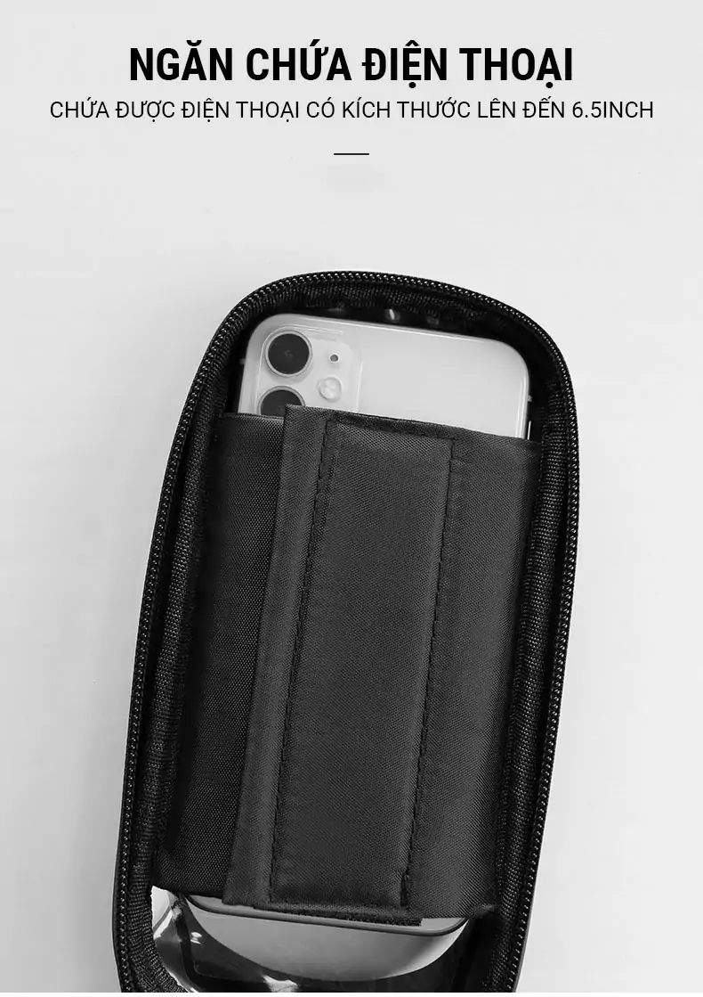 túi điện thoại ghi đông xe đạp wheel up hbb-03s 7 tui dien thoai ghi dong xe dap wheel up hbb03s 13 Túi điện thoại ghi đông xe đạp Wheel Up HBB-03s - YCB.vn