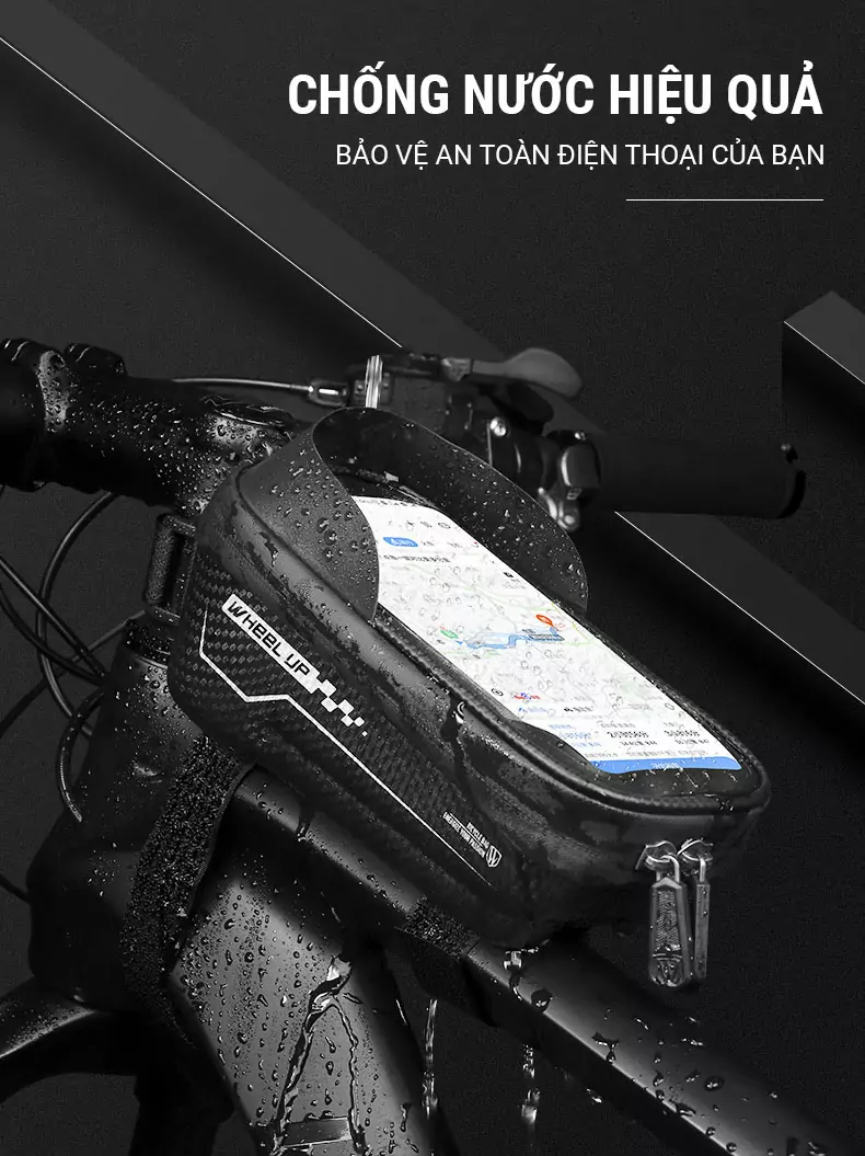 túi điện thoại ghi đông xe đạp wheel up hbb-03s 5 tui dien thoai ghi dong xe dap wheel up hbb03s 8 Túi điện thoại ghi đông xe đạp Wheel Up HBB-03s - YCB.vn