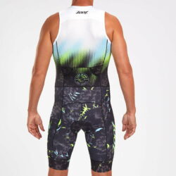 Bộ quần áo trisuit nam Zoot Mens LTD Triathlon Sleeveless Full Zip Racesuit - Live Aloha