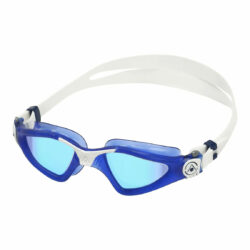 Kính Bơi Aqua Sphere Kayenne White/Blue (Blue Titanium Mirrored Lens)