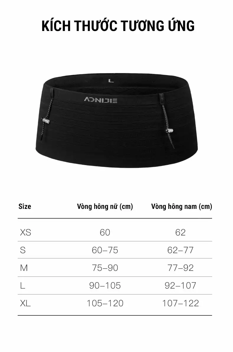 tui deo hong aonijie sport waist bag w8116 7 Túi Đeo Hông Thể Thao Aonijie Sport Waist Bag W8116 - YCB.vn