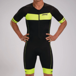 Bộ quần áo trisuit nam Zoot Mens Core+ Triathlon Aero Racesuit - Safety Yellow