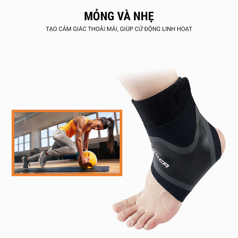 bang co chan boer strap ankle support ank03s 1 Băng thun hỗ trợ cổ chân ANK-03s - YCB.vn