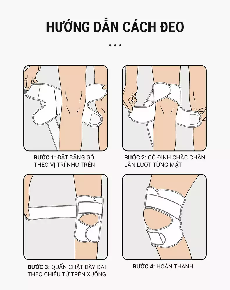 bang ho tro goi boer cross belt kn12 14 Băng cố định hỗ trợ gối Boer Cross Belt KN12 - YCB.vn