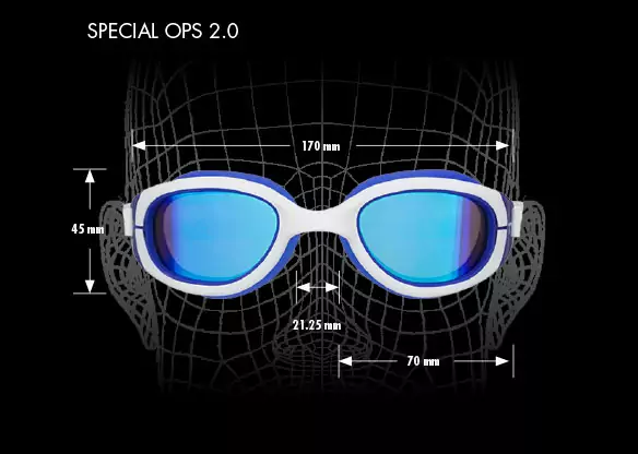kinh boi tyr special ops 2 transition adult goggles 11 Kính bơi TYR Special OPS 2.0 Transition Adult Goggles - Tròng đổi màu (Đen/Đỏ) - YCB.vn