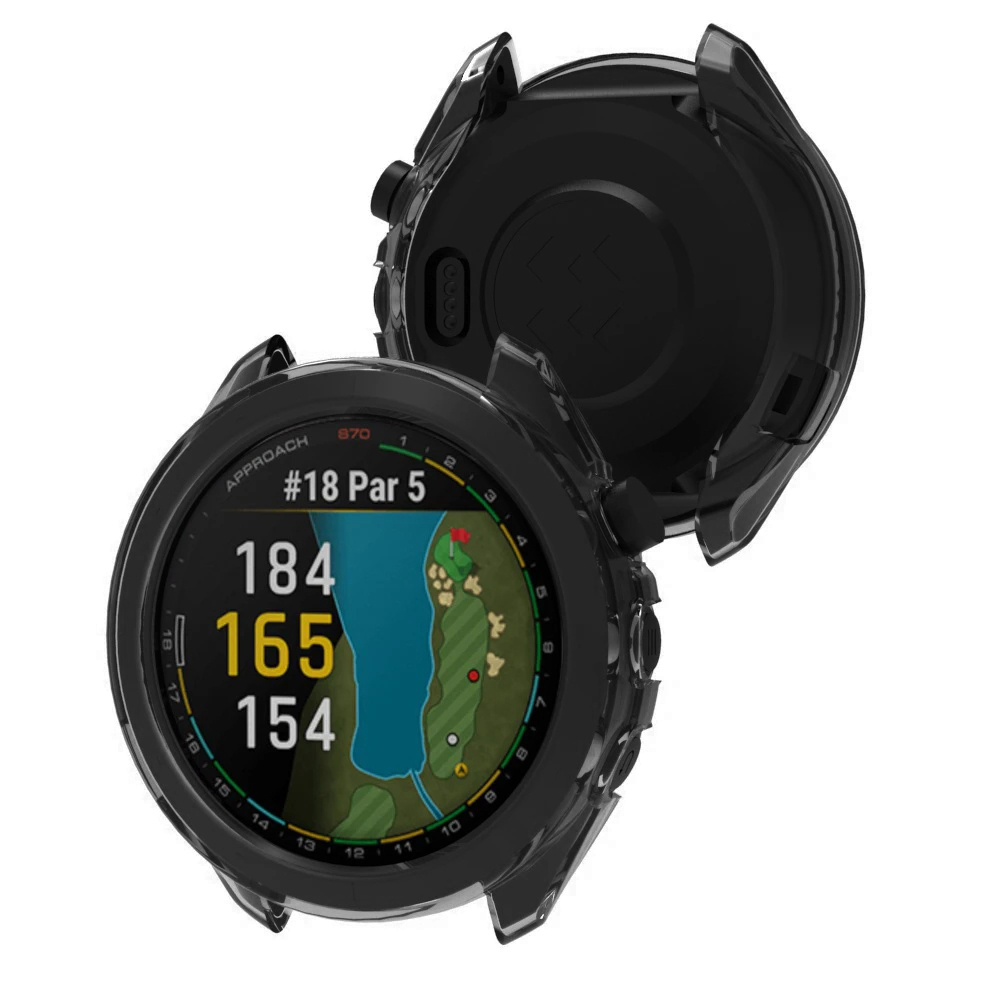 case dong ho tpu cho garmin golf s70 6 Case đồng hồ TPU cho Garmin Approach S70 Golf Watch - 42mm - YCB.vn