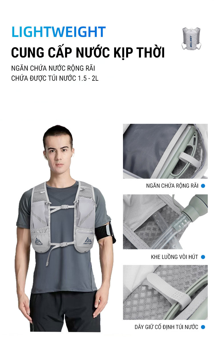 vest nuoc anxtor 5l 15 Vest chạy trail ANXTOR 5L - YCB.vn