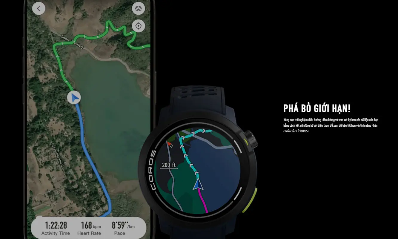 đồng hồ thể thao gps coros pace pro (dây silicone) - grey 13 dong ho gps coros pace pro 9 Đồng hồ thể thao GPS Coros Pace Pro (Dây Silicone) - Grey - YCB.vn