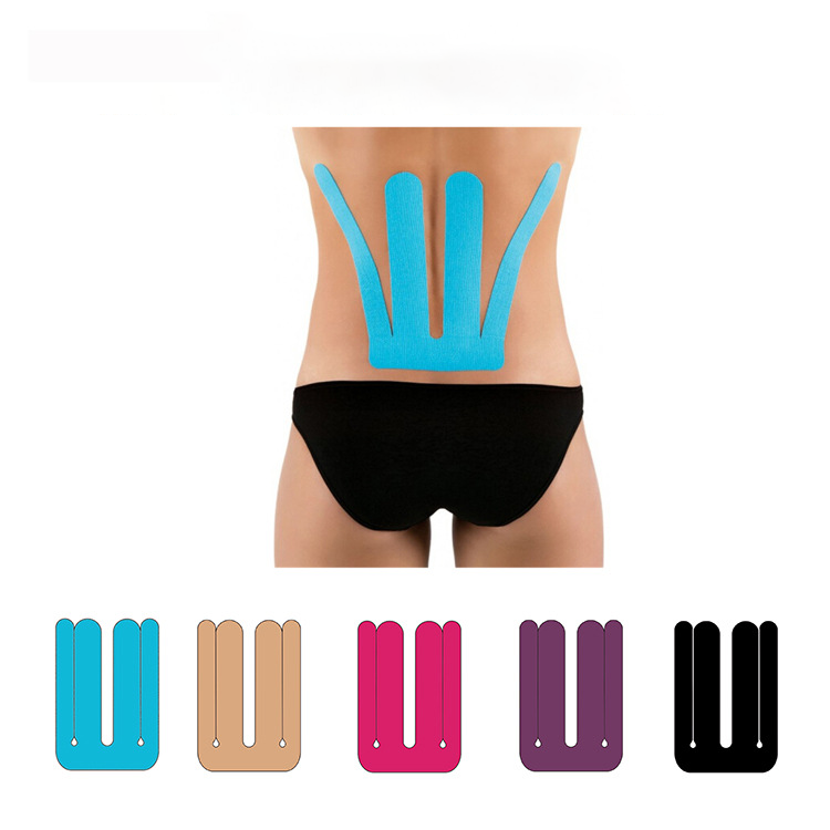 băng dán cơ hỗ trợ lưng dưới lower back kinesiology tape (2 băng) 1 bang dan co ho tro lung duoi upper back kinesiology tape 2 Băng dán cơ hỗ trợ lưng dưới Lower Back Kinesiology Tape (2 băng) - YCB.vn