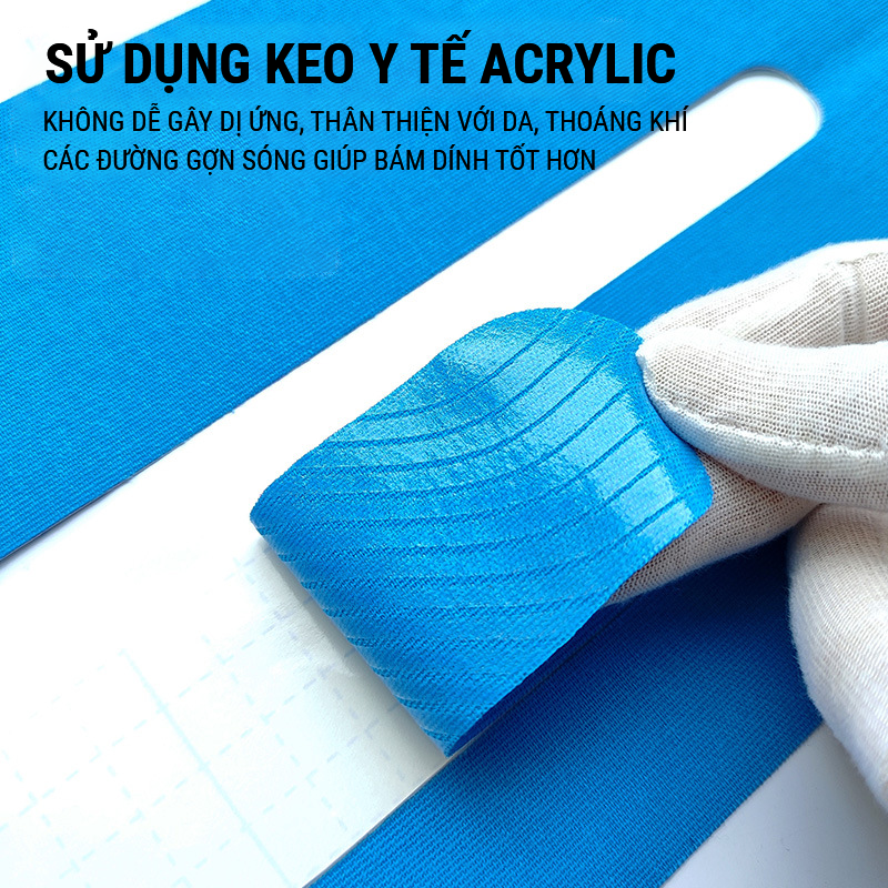 băng dán cơ hỗ trợ lưng dưới lower back kinesiology tape (2 băng) 2 bang dan co ho tro lung duoi upper back kinesiology tape 3 Băng dán cơ hỗ trợ lưng dưới Lower Back Kinesiology Tape (2 băng) - YCB.vn
