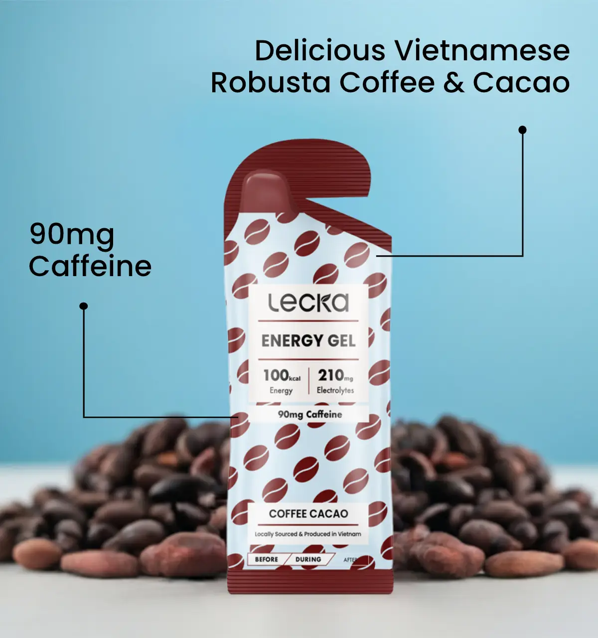 gel năng lượng lecka energy gel - cà phê cacao 1 gel lecka ca phe cacao 4 Gel năng lượng Lecka Energy Gel - Cà phê Cacao - YCB.vn