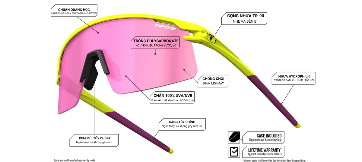 tifosi moab lite matte bronze clarion red fototec 9 Kính mát thể thao Tifosi Moab Lite | Matte Bronze (Tròng Clarion Red Fototec) - YCB.vn