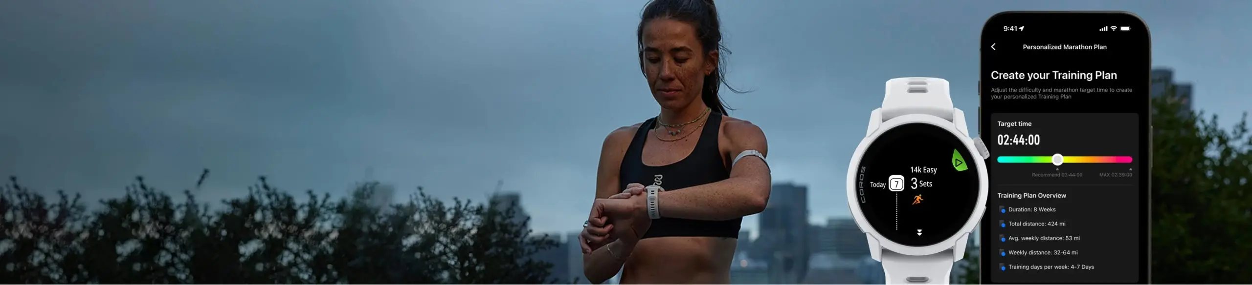 dong ho gps the thao coros pace 4 7 scaled Đồng hồ thể thao GPS Coros Pace 4 (Dây Silicone) - YCB.vn