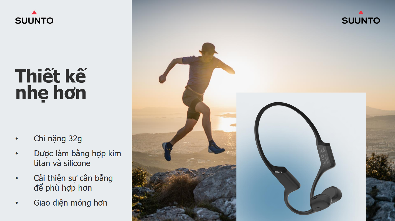 tai nghe truyen am qua xuong suunto sonic 2 Tai nghe Open-Ear Suunto Sonic - YCB.vn