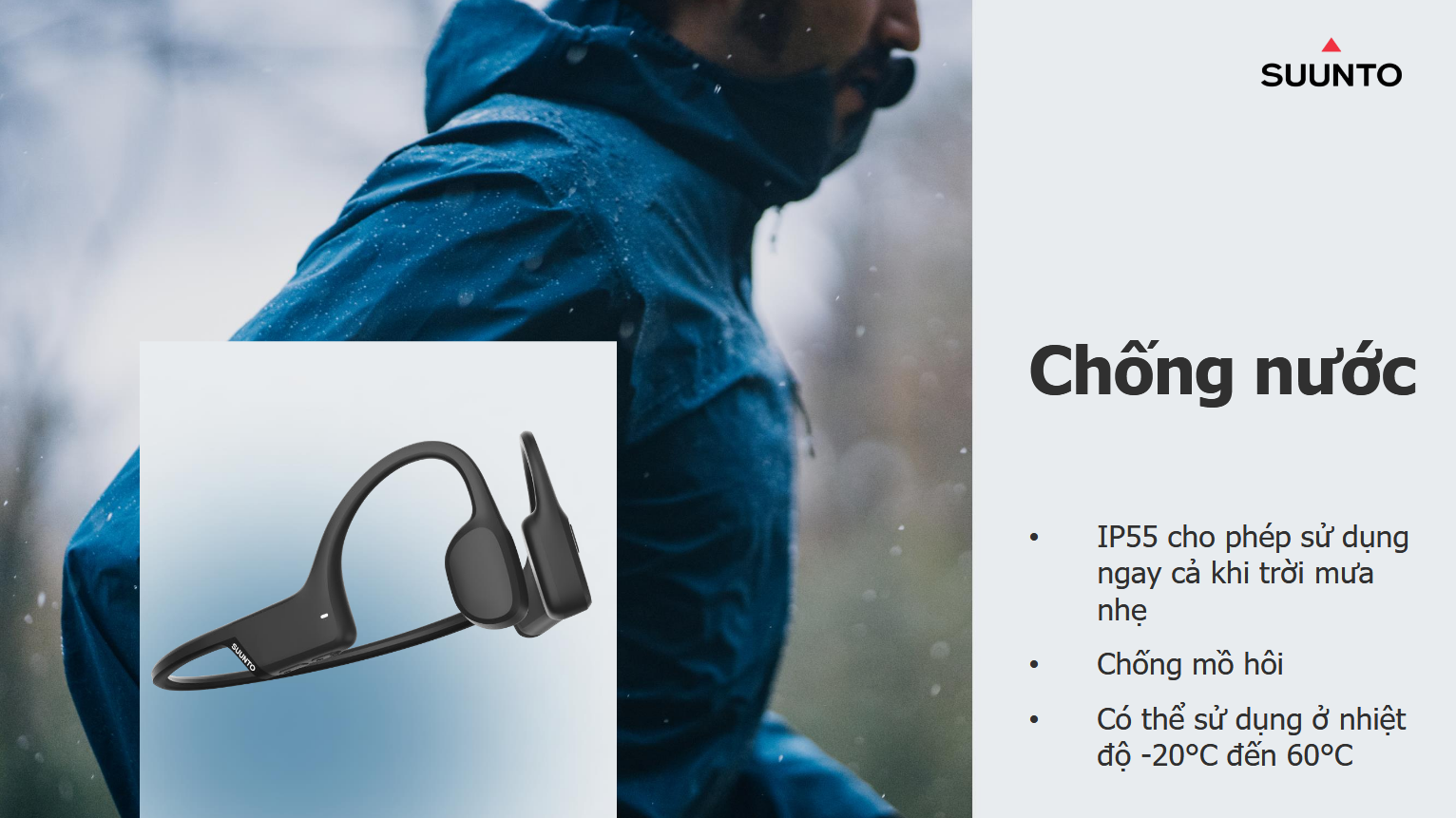 tai nghe truyen am qua xuong suunto sonic 3 Tai nghe Open-Ear Suunto Sonic - YCB.vn