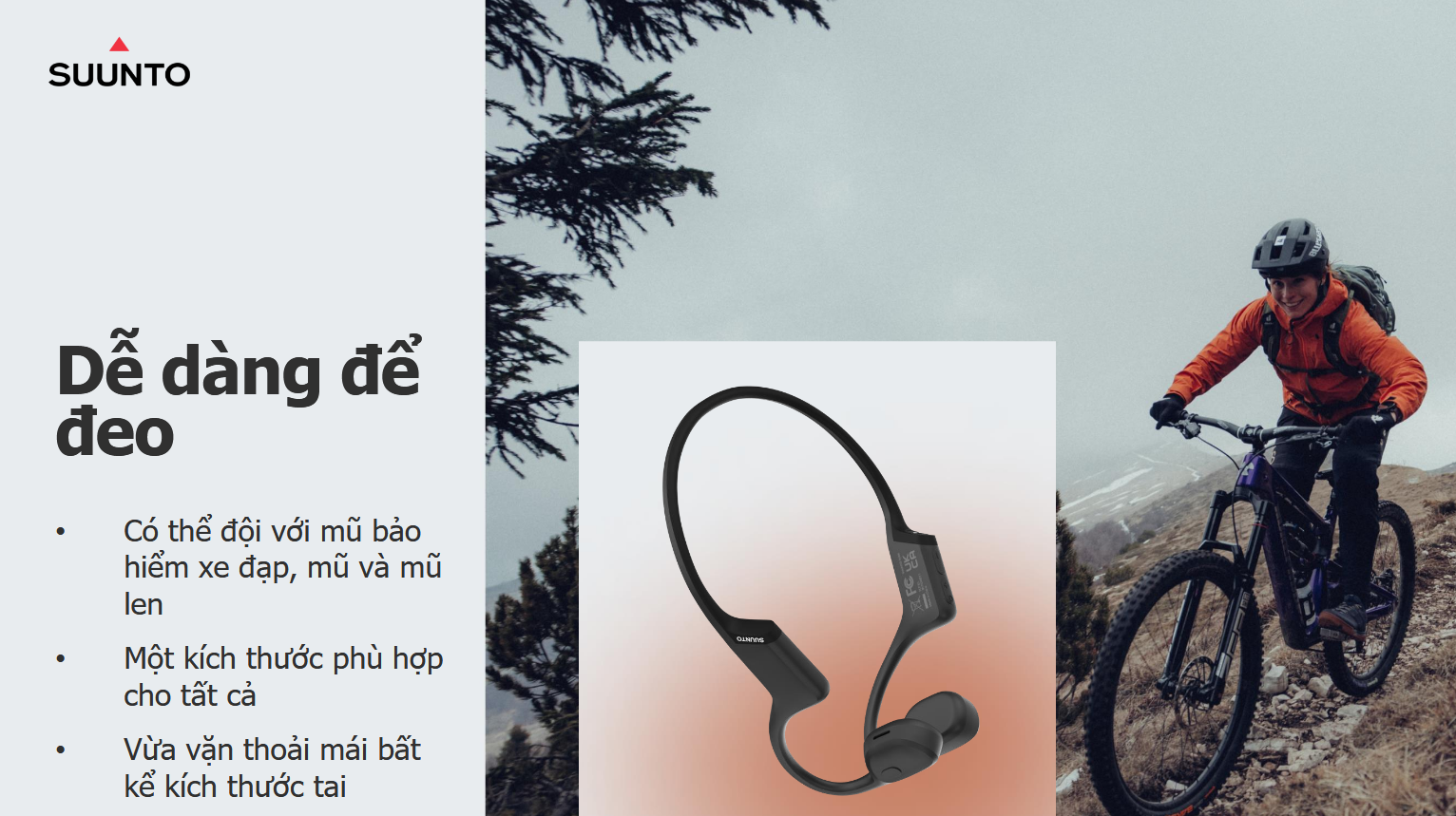 tai nghe truyen am qua xuong suunto sonic 4 Tai nghe Open-Ear Suunto Sonic - YCB.vn