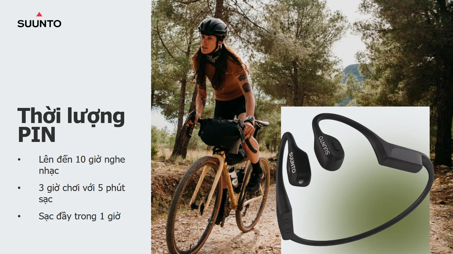 Tai nghe Open-Ear Suunto Sonic 12 tai nghe truyen am qua xuong suunto sonic 5 Tai nghe Open-Ear Suunto Sonic - YCB.vn