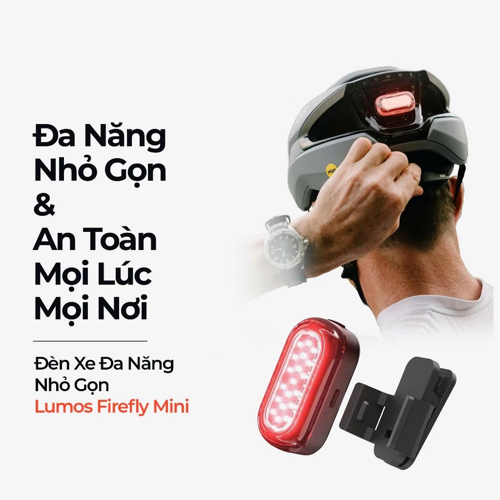 đèn xe đạp đa năng lumos firefly mini 1 non bao hiem xe dap lumos ultra aero 23 1 Đèn xe đạp đa năng Lumos Firefly Mini - YCB.vn