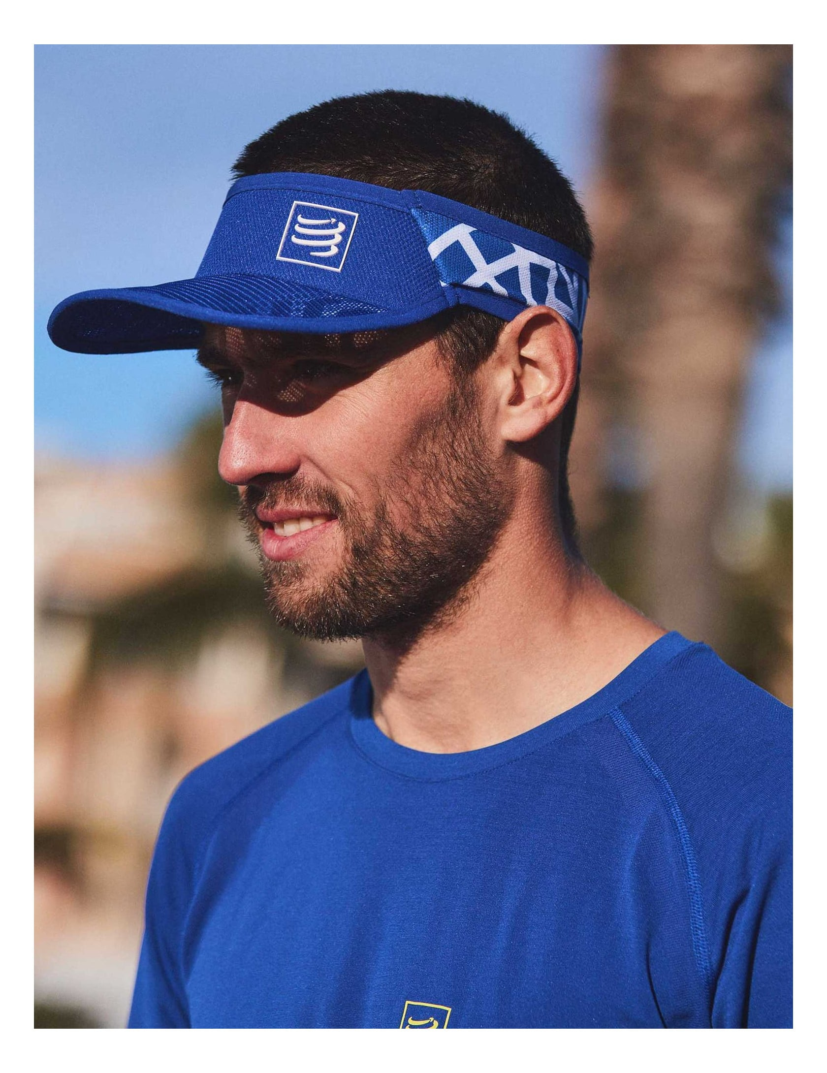 spiderweb ultralight visor sodalite white 5 Nón thể thao hở đầu Compressport Spiderweb Ultralight Visor - YCB.vn