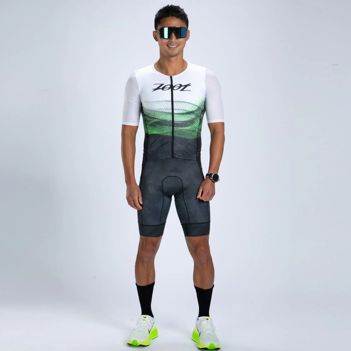 Bộ quần áo trisuit nam Zoot Mens LTD Triathlon Aero Full Zip Racesuit – Sync - YCB -  Tri Suit 9