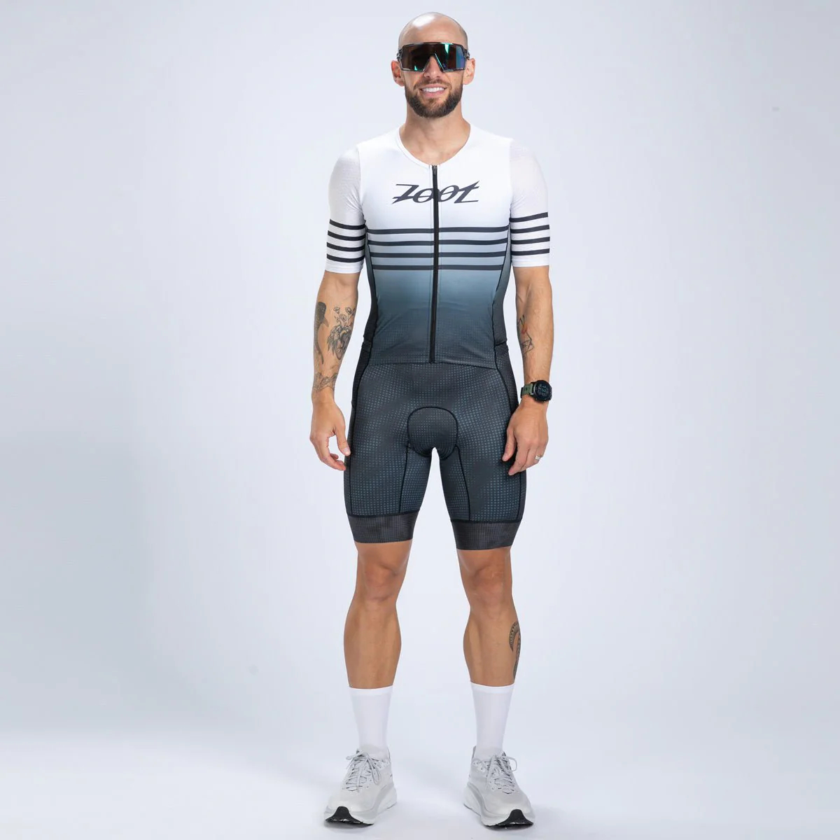 Bộ quần áo trisuit nam Zoot Mens LTD Triathlon Aero Full Zip Racesuit – Sync - YCB -  Tri Suit 10