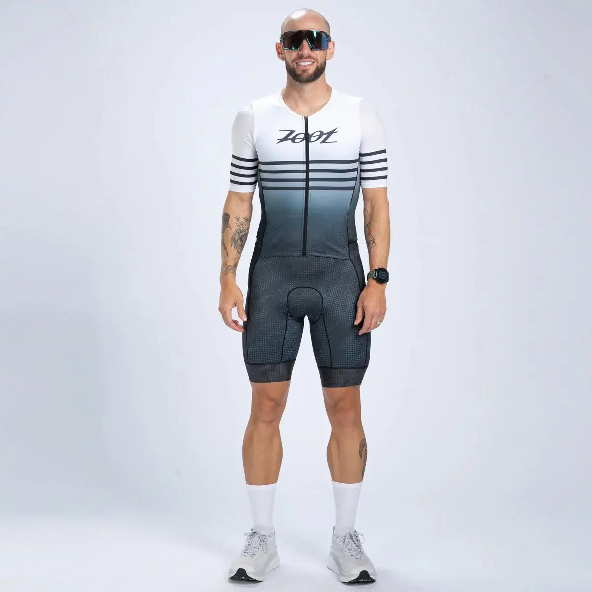 Bộ quần áo trisuit nam Zoot Mens LTD Triathlon Aero Full Zip Racesuit – Summit - YCB -  Tri Suit 12