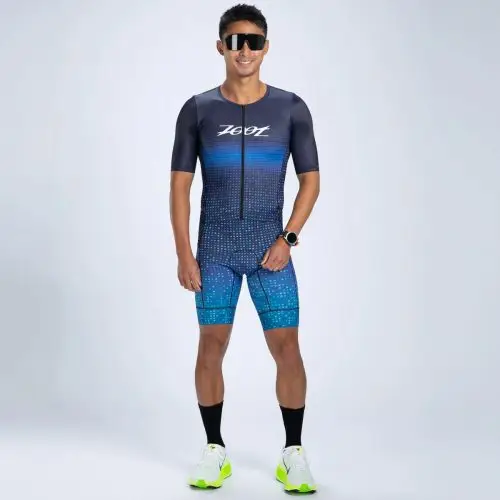 Bộ quần áo trisuit nam Zoot Mens LTD Triathlon Aero Full Zip Racesuit – Sync - YCB -  Tri Suit