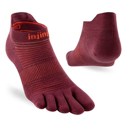 injinji run lightweight noshow Mahogany 3 Dép chạy phục hồi Y-Sandal Recovery (Cam, Trắng, Đỏ, Đen, Hồng) - YCB.vn